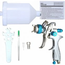 NAXUNNN Aérographe Pneumatique Pistolet De Pulvérisation Pneumatique Pistolet De Pulvérisation Pour Automobile/meubles Pistolet à Peinture Pistolet à Peinture à Haute Atomisation Conception De La Gâchette Débit De Peinture/pulvérisation/pression D'air/direction, -Pistolet à peinture Soldes 63475405 5