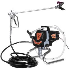 Pistolet Ă peinture Soldes 4 FANTABLAU Pulvérisateur De Peinture Sans Air électrique 1100W 6000psi 1.5L/min Pistolet De Pulvérisation Mural De Machine De Peinture à Haute Pression