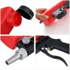 GRID COOL Sandblaster Kit Pistolet à Sable Pour Enlever La Peinture, La Rouille, La Rouille Et Les Surfaces Propres -Pistolet à peinture Soldes 64083611 5