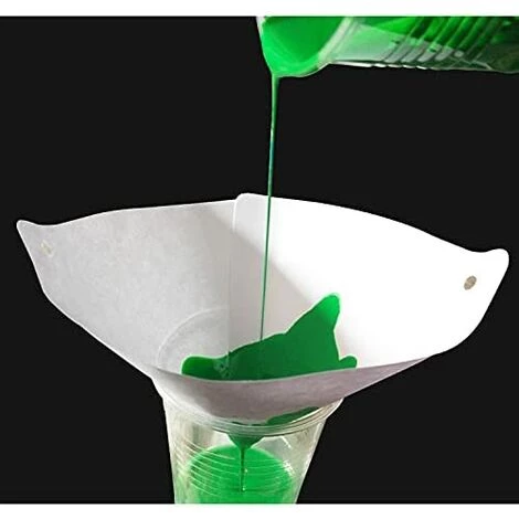 EAUDACè Lot De 100 Filtres à Peinture Jetables En Papier Avec 1 Entonnoir En Silicone, Filtre En Résine Avec Maille Fine En Nylon Pour Automobile, Pistolets Pulvérisateurs, Arts Et Travaux Manuels 5 EAUDACè Lot De 100 Filtres à Peinture Jetables En Papier Avec 1 Entonnoir En Silicone, Filtre En Résine Avec Maille Fine En Nylon Pour Automobile, Pistolets Pulvérisateurs, Arts Et Travaux Manuels – Image 5