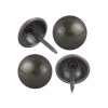 MEZHENG 500 Pièces, Tête Ronde Decotacks 11 Mm, Clous D'ameublement En Laiton Antique Foncé DX0511ABT500