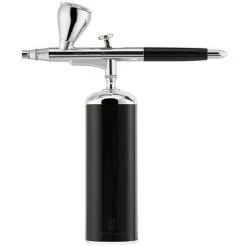 BENOBBY KIDS Aerographe, Double Action Pistolet Aerographe Haute Précision Mini Compresseur Pression Réglable Pour Modélisme, Maquillage, Tatouage, Gâteau, Nail Art Et Artisanat (noir) (noir1)