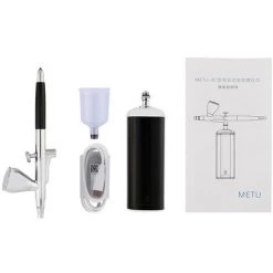 BENOBBY KIDS Aerographe, Double Action Pistolet Aerographe Haute Précision Mini Compresseur Pression Réglable Pour Modélisme, Maquillage, Tatouage, Gâteau, Nail Art Et Artisanat (noir) (noir1) 6 BENOBBY KIDS Aerographe, Double Action Pistolet Aerographe Haute Précision Mini Compresseur Pression Réglable Pour Modélisme, Maquillage, Tatouage, Gâteau, Nail Art Et Artisanat (noir) (noir1) -Pistolet à peinture Soldes 64411016 3