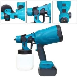 Pour Makita 18V Pistolet à Peinture Haute Pression Sans Fil Airless Power Tool_thsinde -Pistolet à peinture Soldes 64464243 3