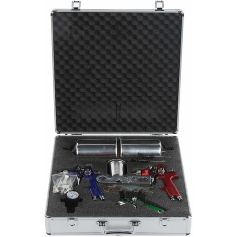 ONEVAN Ensemble De Pistolets Pulvérisateurs Kit D'entretien De Pulvérisateur De Peinture Pour Divers Projets De Peinture Fournitures Industrielles 3 ONEVAN Ensemble De Pistolets Pulvérisateurs Kit D'entretien De Pulvérisateur De Peinture Pour Divers Projets De Peinture Fournitures Industrielles – Image 3