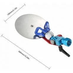 LIFCAUSAL Guide De Pulvérisation Accessoire Outil Séparation Des Couleurs Déflecteur De Machine De Pulvérisation Sans Air Pour Pulvérisateur De Peinture Graco Wagner Titan 7/8" -Pistolet à peinture Soldes 64556550 5
