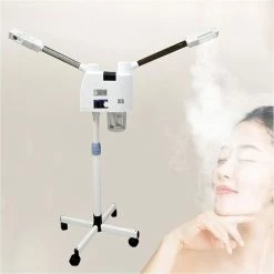 GOJOY Vaporisateur Pour Sauna Facial - Double Tube - Pulvérisateur Froid Et Chaud - Rotation à 360 ° - Hauteur Réglable -Pistolet à peinture Soldes 64837962 5