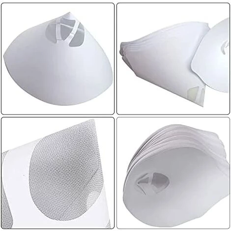 SLBRILLèRE Lot De 100 Filtres à Peinture Jetables En Papier Avec 1 Entonnoir En Silicone, Pistolets Pulvérisateurs, Arts Et Travaux Manuels 2 SLBRILLèRE Lot De 100 Filtres à Peinture Jetables En Papier Avec 1 Entonnoir En Silicone, Pistolets Pulvérisateurs, Arts Et Travaux Manuels – Image 2