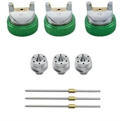 FUIENKO Kit De Pulvérisation De Peinture HVLP, Outil De Réparation Automobile, Pistolet à Peinture HVLP, Buse En Acier De 1.4mm 1.7mm 2.0mm,CHINA -Pistolet à peinture Soldes 65319109 5