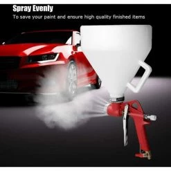 BDD Pistolet à Peinture à Trémie D'air Outil De Texture De Peinture Pistolet à Peinture Architectural Polyvalent 7 BDD Pistolet à Peinture à Trémie D'air Outil De Texture De Peinture Pistolet à Peinture Architectural Polyvalent -Pistolet à peinture Soldes 65374159 3