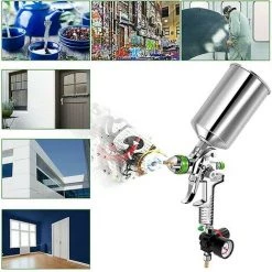 BDD Pulvérisateur De Peinture Avec Régulateur De Pression Outils De Peinture Pour Meubles De Maison Kit D'outils De Réparation Automatique -Pistolet à peinture Soldes 65376272 4