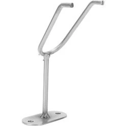 AOUGO Support De Pistolet De Pulvérisation 1 Pièce, Rouleau D'alimentation Par Gravité Support De Pistolet De Pulvérisation De Peinture, Rouleau De Cabine De Crochet Mural (argent)