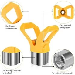 THSINDE Embouts De Pistolet De Pulvérisation Buse De Pulvérisateur De Peinture Nouvelle Buse De Pulvérisation Sans Air Pour Pistolet De Pulvérisation Sans Air Et Buse De Pulvérisateur De Peinture (525) 8 THSINDE Embouts De Pistolet De Pulvérisation Buse De Pulvérisateur De Peinture Nouvelle Buse De Pulvérisation Sans Air Pour Pistolet De Pulvérisation Sans Air Et Buse De Pulvérisateur De Peinture (525) -Pistolet à peinture Soldes 65441278 4