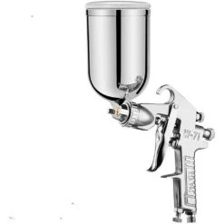 OSQI Pistolet à Peinture à Air Alimenté Par Gravité Pistolet à Peinture Buse En Acier Inoxydable De 1,5 Mm Capacité De 400 Ml Outil De Peinture à L'aérographe Pour Peinture De Meubles De Voiture Pulvérisateur De Peinture à La Main