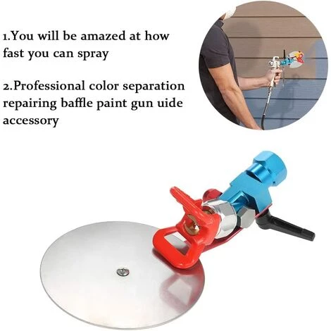 ABCRITAL 7/8 Po Paint Sprayer Spray Guide Tool Airless Spray Tip De Pulvérisateur Sans Air Pour Graco Wagner 3 ABCRITAL 7/8 Po Paint Sprayer Spray Guide Tool Airless Spray Tip De Pulvérisateur Sans Air Pour Graco Wagner – Image 3