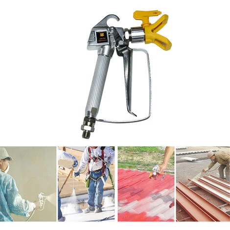 ILOVEMILAN Pulvérisateur Sans Air à Haute Pression Peinture Pistolet Spécial Peinture Au Latex Pulvérisateur De Peinture Pistolet à Peinture Sans Air 1 ILOVEMILAN Pulvérisateur Sans Air à Haute Pression Peinture Pistolet Spécial Peinture Au Latex Pulvérisateur De Peinture Pistolet à Peinture Sans Air
