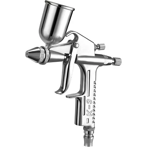 MONLY Pistolet à Peinture - Pistolet Pulvérisateur De Peinture K3 - Pistolet Pneumatique - Pulvérisateur De Peinture Fin - Outil De Pulvérisation De 0,5 Mm - Buse 125 Cc Pour Les Besoins Industriels 1 MONLY Pistolet à Peinture - Pistolet Pulvérisateur De Peinture K3 - Pistolet Pneumatique - Pulvérisateur De Peinture Fin - Outil De Pulvérisation De 0,5 Mm - Buse 125 Cc Pour Les Besoins Industriels
