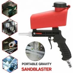 LUCKY-88 Pistolet De Sablage Pneumatique Noir Et Bleu Diverses Spécifications Pistolet De Sablage Pneumatique Rouge -Pistolet à peinture Soldes 65805974 4