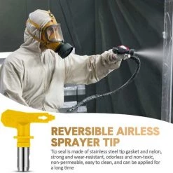 DONTODENT Buse De Pulvérisation Sans Air, Buse Sans Air Pour Pistolet à Peinture Haute Pression (type 209, 415, 519, 619) -Pistolet à peinture Soldes 65902578 5