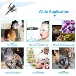 TANCYCO Kit Aérographe USB Rechargeable Compresseur Aérographe Portable Pompe De Pulvérisation Pistolet Aérographe Portable à Double Action Pour FX Maquillage Tatouage Peinture Hydratant -Pistolet à peinture Soldes 66083933 3