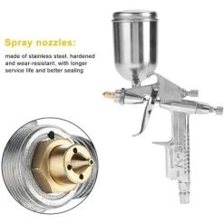 EPHé Pistolet Pulvérisateur Professional 0,5 Mm Buse 150 ML Mini Pistolet Pneumatique Pour Réparation De Peinture De Voiture -Pistolet à peinture Soldes 66169384 3