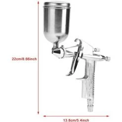 EPHé Pistolet Pulvérisateur Professional 0,5 Mm Buse 150 ML Mini Pistolet Pneumatique Pour Réparation De Peinture De Voiture -Pistolet à peinture Soldes 66169384 5