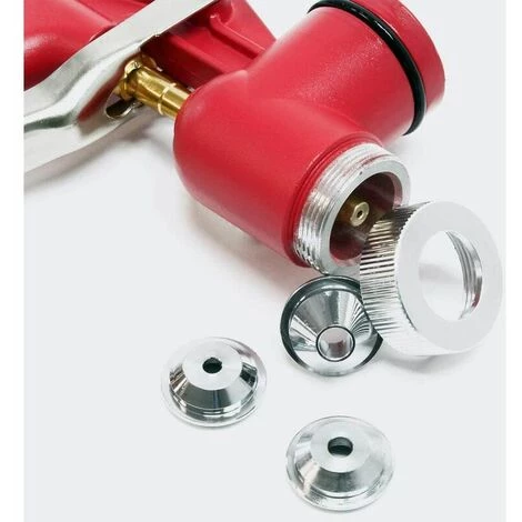 ZHUOXUAN Pistolet à Crépir Avec Godet 6l 3 Buses Pistolet à Peinture Pneumatique Crépi 4 ZHUOXUAN Pistolet à Crépir Avec Godet 6l 3 Buses Pistolet à Peinture Pneumatique Crépi – Image 4