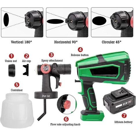 HELLO KITTY BAIN Pistolet Pulvérisateur électrique Désinfection Domestique Pulvérisation Eau Pistolet Peinture Pistolet à Peinture 5 HELLO KITTY BAIN Pistolet Pulvérisateur électrique Désinfection Domestique Pulvérisation Eau Pistolet Peinture Pistolet à Peinture – Image 5