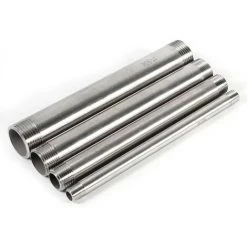 GRID COOL Raccord De Tuyau En Acier Inoxydable, Connecteur De Tuyau Fileté Mâle X Mâle Pour Tuyau D'Air Et Tuyau D'Eau, Longueur 200 Mm/7,87 Pouces -Pistolet à peinture Soldes 66756409 5