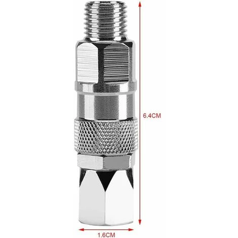 FLETéçA Raccord 1/4" Pivotant En Acier Inoxydable Pour Pistolet à Peinture Haute Pression 2 FLETéçA Raccord 1/4" Pivotant En Acier Inoxydable Pour Pistolet à Peinture Haute Pression – Image 2