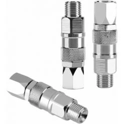 FLETéçA Raccord 1/4" Pivotant En Acier Inoxydable Pour Pistolet à Peinture Haute Pression 9 FLETéçA Raccord 1/4" Pivotant En Acier Inoxydable Pour Pistolet à Peinture Haute Pression -Pistolet à peinture Soldes 66962467 5