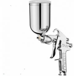 Outillage Gravité Alimentation Air Pistolet Peinture Pistolet 1.5mm Inoxydable Buse 400 Ml Capacité Airbrush Peinture Outil Pour Voiture Meubles Peinture Main Tenue De Peinture Pulvérisateur LangRay