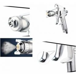 Outillage Gravité Alimentation Air Pistolet Peinture Pistolet 1.5mm Inoxydable Buse 400 Ml Capacité Airbrush Peinture Outil Pour Voiture Meubles Peinture Main Tenue De Peinture Pulvérisateur LangRay 7 Outillage Gravité Alimentation Air Pistolet Peinture Pistolet 1.5mm Inoxydable Buse 400 Ml Capacité Airbrush Peinture Outil Pour Voiture Meubles Peinture Main Tenue De Peinture Pulvérisateur LangRay -Pistolet à peinture Soldes 66993294 3