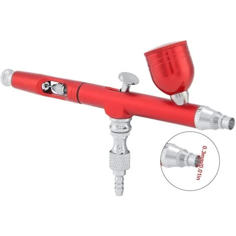 LTS FAFA 1pc Kit Aérographe 7CC à Double Action 0.3mm Pistolet Peinture Professionnel Outil Pour Arts Maquillage Tatouages Temporaires Décoration Pour Gâteaux(Couleur Aléatoire) 5 LTS FAFA 1pc Kit Aérographe 7CC à Double Action 0.3mm Pistolet Peinture Professionnel Outil Pour Arts Maquillage Tatouages Temporaires Décoration Pour Gâteaux(Couleur Aléatoire) – Image 5