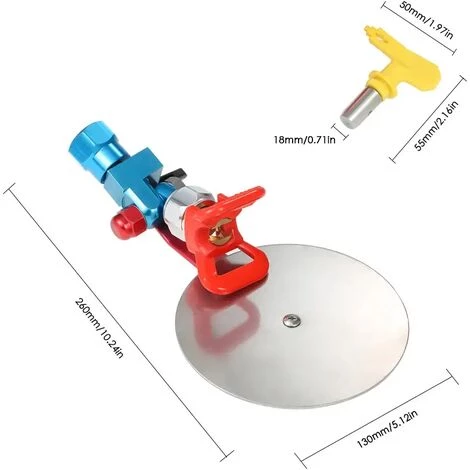 CESIèCLEFOU Paint Sprayer Spray Guide Tool Airless Spray Tip De Pulvérisateur Sans Air Lefou 2 CESIèCLEFOU Paint Sprayer Spray Guide Tool Airless Spray Tip De Pulvérisateur Sans Air Lefou – Image 2