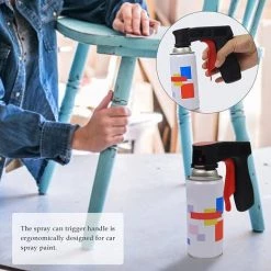 LADACèE Poignée De Pistolet Spray Aérosol - Pistolet Bombe Peinture, Poignée De Pistolet Originale Pour Bombes Aérosols, Support De Boîte À Laque, Pistolet À Peinture Pour Bombes Aérosols -Pistolet à peinture Soldes 67596950 5