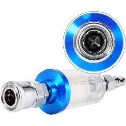 ENLENK Filtre Eau Compresseur, 1/4" 6mm BSP Siphon De Filtre De Conduite D'air De Pistoletà -Pistolet à peinture Soldes 67684341 3