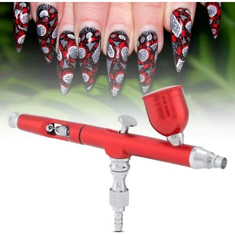 OYLDA Kit Aérographe, Kit Pistolet à Peinture Double Action 7CC Capacité 0,3 Mm Outils Du Kit 2 OYLDA Kit Aérographe, Kit Pistolet à Peinture Double Action 7CC Capacité 0,3 Mm Outils Du Kit – Image 2