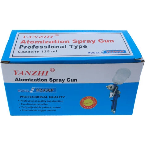 GRUPO K-2 Pistola Pulverizadora De Pintura Portátil Hvlp 125 Ml. 4 GRUPO K-2 Pistola Pulverizadora De Pintura Portátil Hvlp 125 Ml. – Image 4