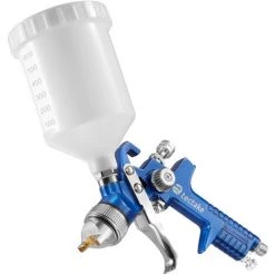 TECTAKE 2 Pistolets à Peinture HVLP à Basse Pression Avec Buses 1,7 Mm + 1,0 Mm Avec Coffret Bleu - Bleu -Pistolet à peinture Soldes 7513756 3