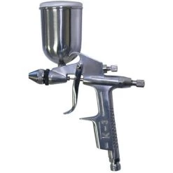 WILTEC Pistolet à Peinture Professionnel HVLP HS-S2/K-3 0.5 Mm / Buse De Projection Ronde / Filetage 1/4