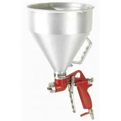 RIBIMEX Pistolet à Crepir Pneumatique Cuve Alu 5 Litres -Pistolet à peinture Soldes 8918175 3